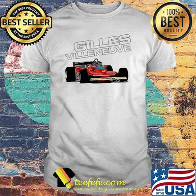 Gilles Villeneuve Car Shirt