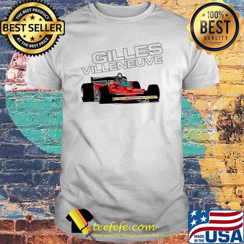 Gilles Villeneuve Car Shirt