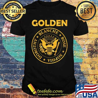 Golden blanche rose sophia dorothy logo shirt