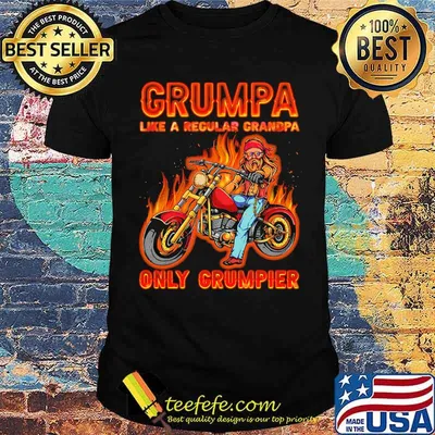 Grumpa like a regular grandpa only grumpier shirt