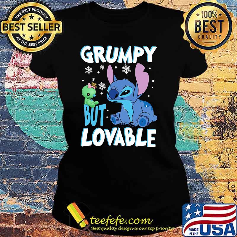 Grumpy But Lovable Stitch Shirt Ladies tee Grumpy But Lovable Stitch Shirt Ladies tee