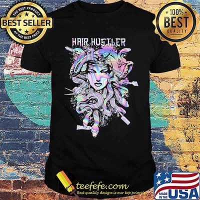 Hair Hustler Girl Hologram shirt