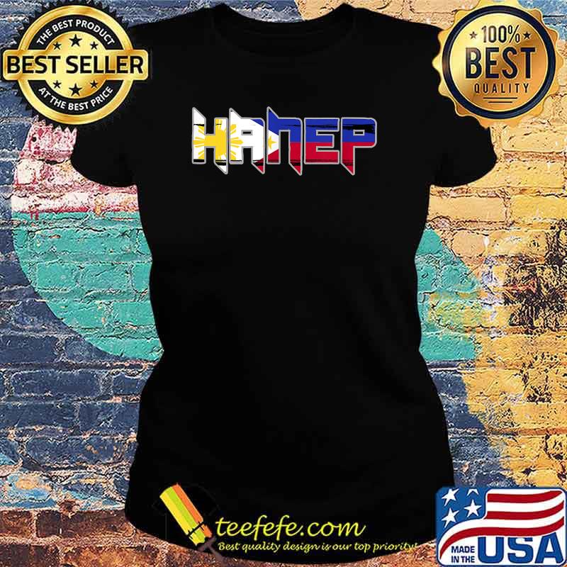 Hanep with Philippine flag background T-Shirt Ladies tee Hanep with Philippine flag background T-Shirt Ladies tee