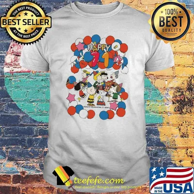 Happy peanuts celebrating 71 years shirt