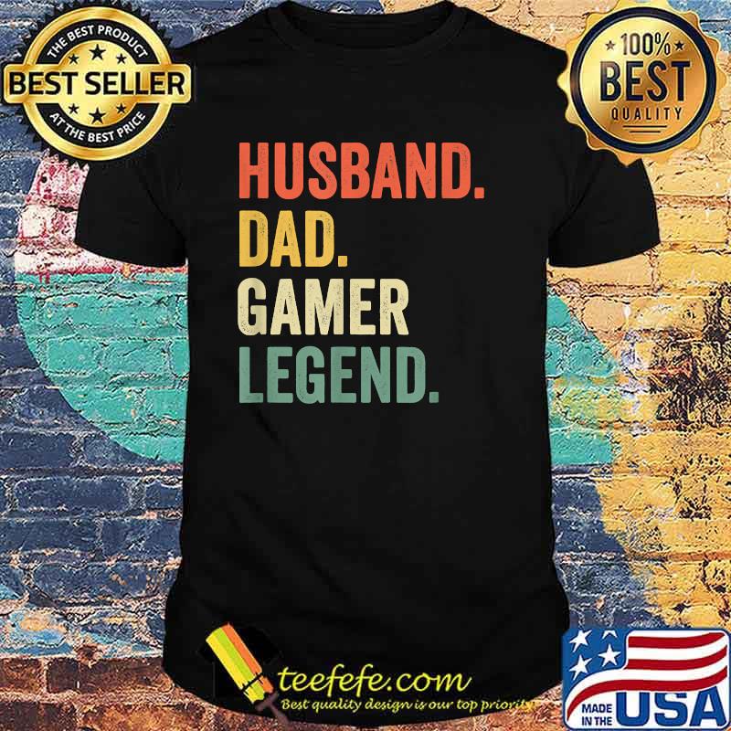 Husband Dad Video Game Legend Father's Day T-Shirt