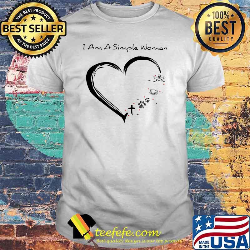 I am a simple cross dog coffee cricket shirt