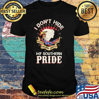 I Don't Hide My Southern Pride Eagle Shirt