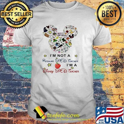 I'm Not a Regular Sped Teacher I'm A Disney Sped Teacher Mickey Shirt