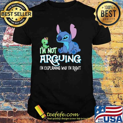 I'm Not Arguing I'm Explaning Why I'm Right Stitch Shirt