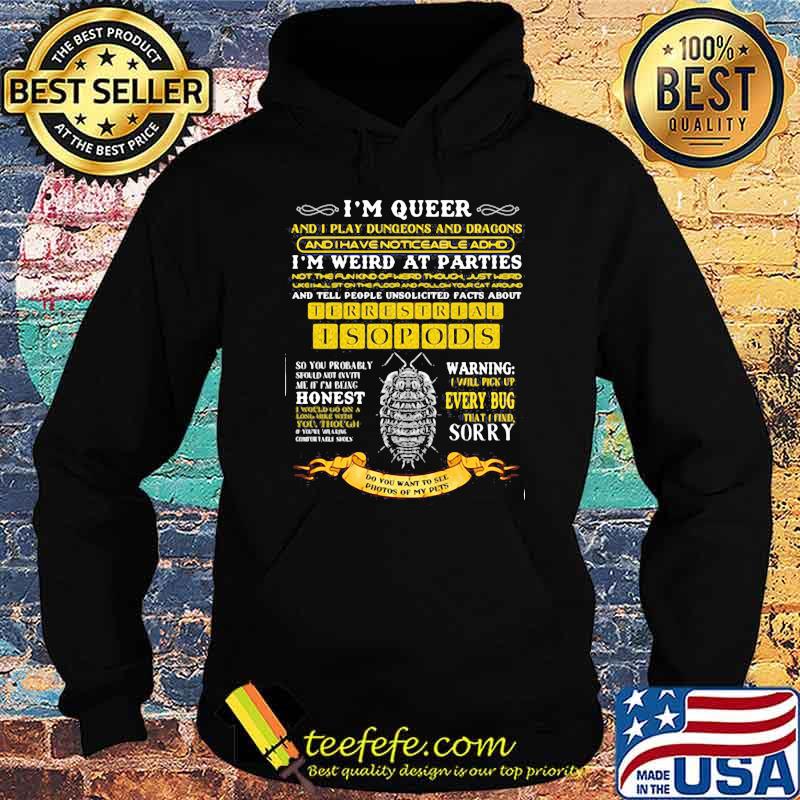 I'm Queer And I Play Dungeons And Dragons See Photos Of My Pets Shirt Hoodie I'm Queer And I Play Dungeons And Dragons See Photos Of My Pets Shirt Hoodie