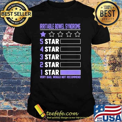 Irritable Bowel Syndrome Recommend One Star T-Shirt
