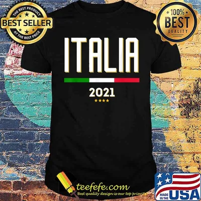 Italy Jersey Soccer 2021 Italian Italia Euro T-Shirt