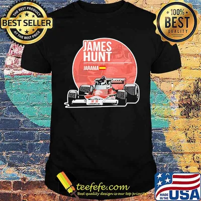 James Hunt Jarama Car Shirt