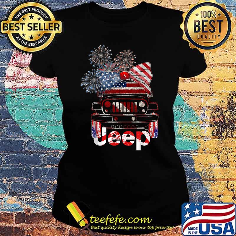Jeep 4th Of July American Flag Independence T-Shirt T-Shirt Ladies tee Jeep 4th Of July American Flag Independence T-Shirt T-Shirt Ladies tee