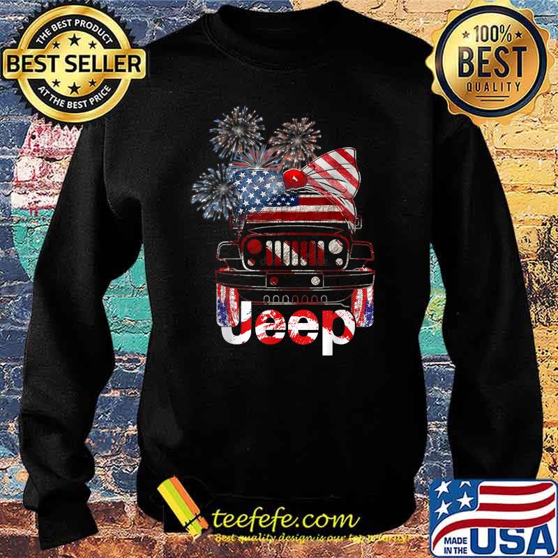 Jeep 4th Of July American Flag Independence T-Shirt T-Shirt Sweater Jeep 4th Of July American Flag Independence T-Shirt T-Shirt Sweater