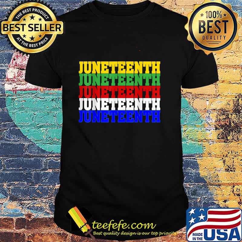 Juneteenth 06 19 Is My Independence Free Black History Month T-Shirt