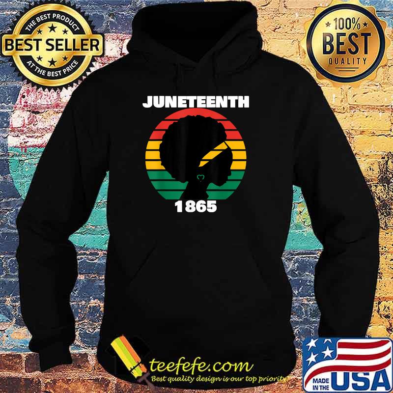 Juneteenth 1865 Queen Melanin Vintage T-Shirt Hoodie Juneteenth 1865 Queen Melanin Vintage T-Shirt Hoodie