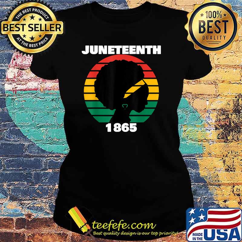 Juneteenth 1865 Queen Melanin Vintage T-Shirt Ladies tee Juneteenth 1865 Queen Melanin Vintage T-Shirt Ladies tee