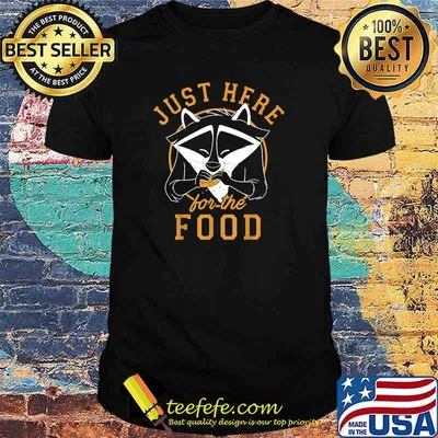 Just Here For The Food Disney Pocahontas Meeko T-Shirt