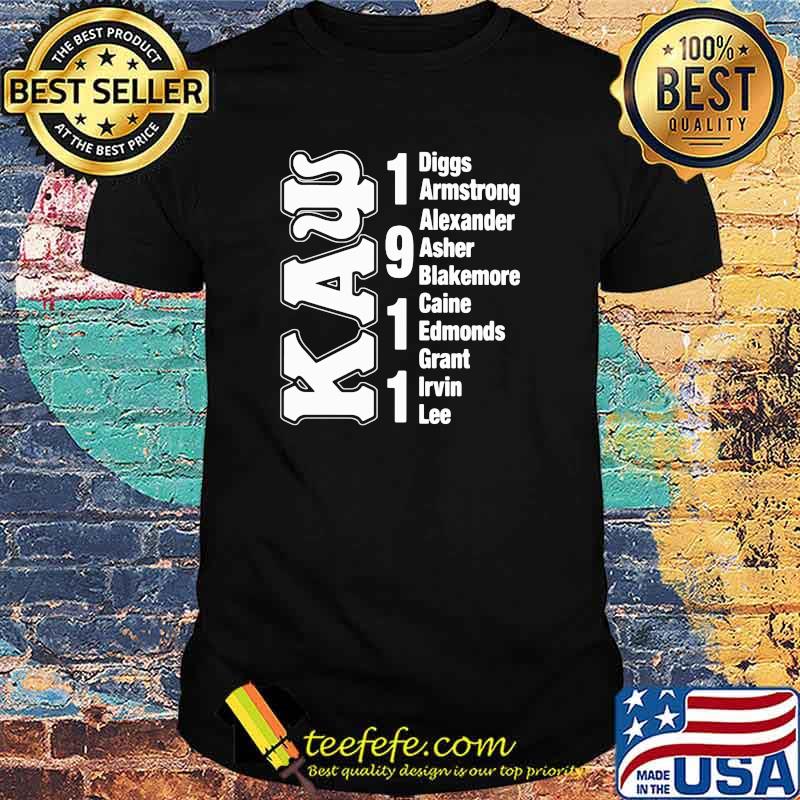 KAW diggs armstrong alexander caine edmonds grant irvin lee 1911 shirt