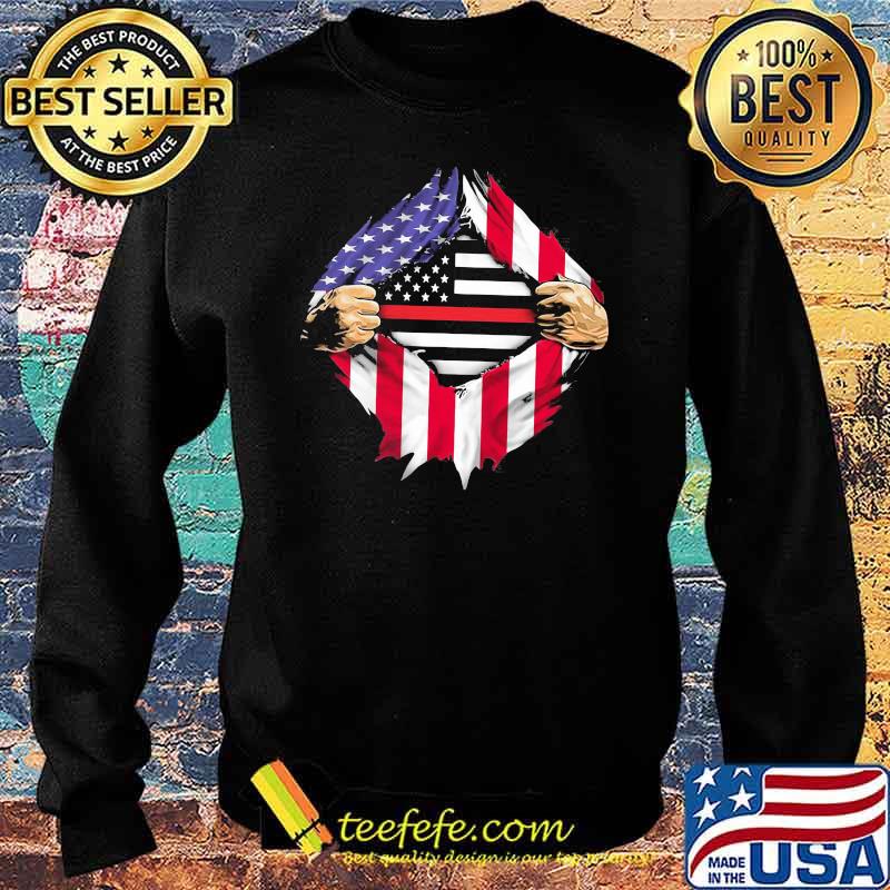 Love Firefighter American Flag Shirt Sweater Love Firefighter American Flag Shirt Sweater