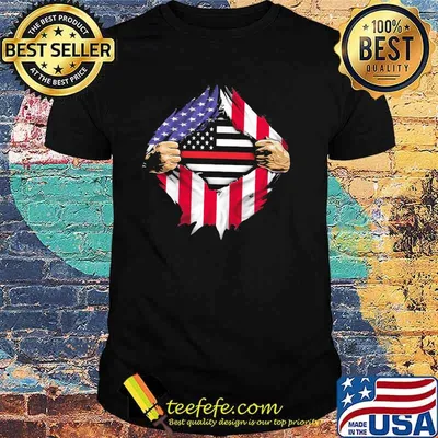 Love Firefighter American Flag Shirt