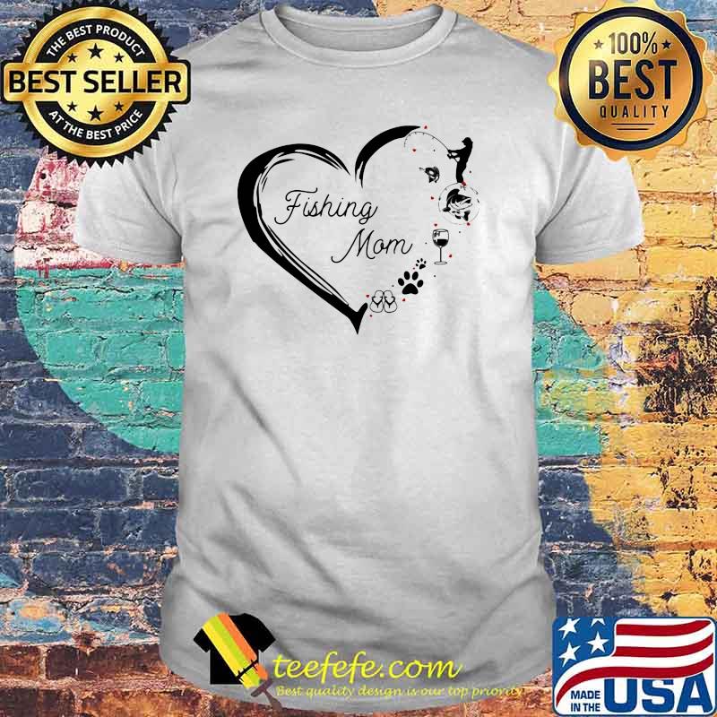 Love Fishing Mom Wine Dog Flip FLop Shirt Love Fishing Mom Wine Dog Flip FLop Shirt