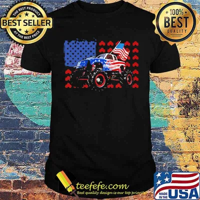 Love Jeep American Flag Shirt