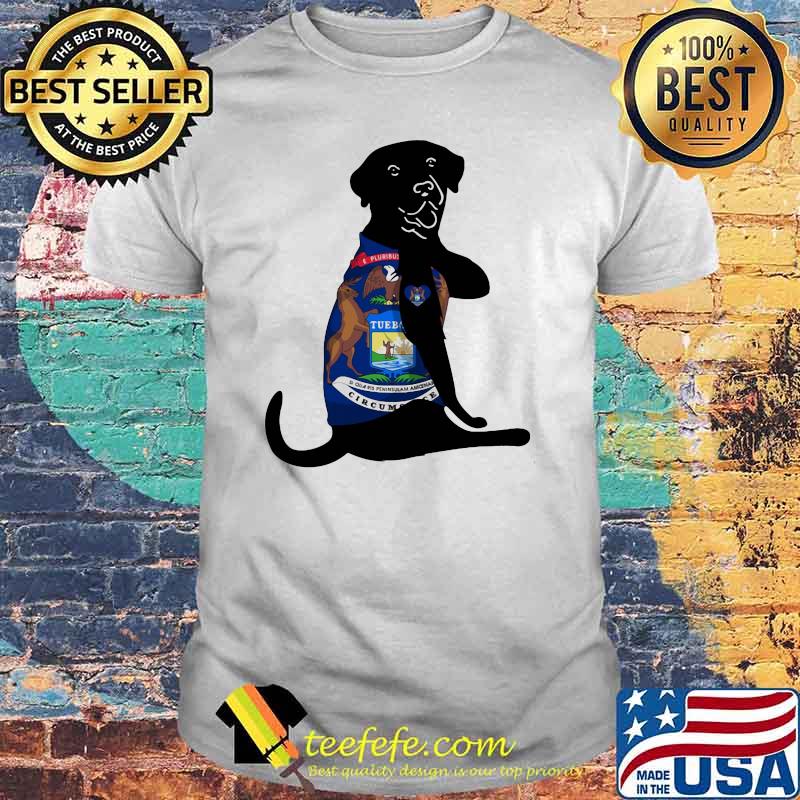 Love Michigan Dog Shirt Love Michigan Dog Shirt
