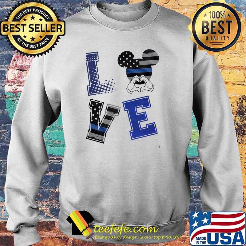 Love mickey mouse american flag Sweater Love mickey mouse american flag Sweater