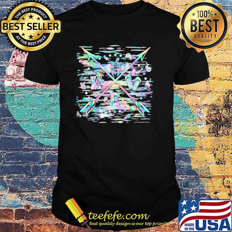 Love Turtle Hologram 2 Sides Shirt