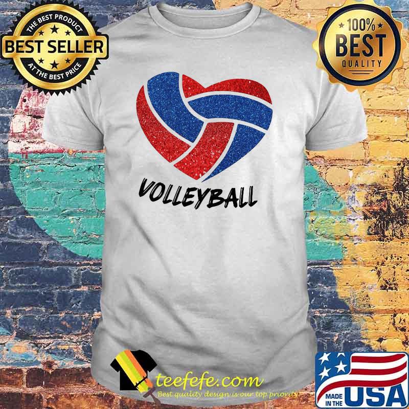 Love Volleyball Heart Shirt Love Volleyball Heart Shirt