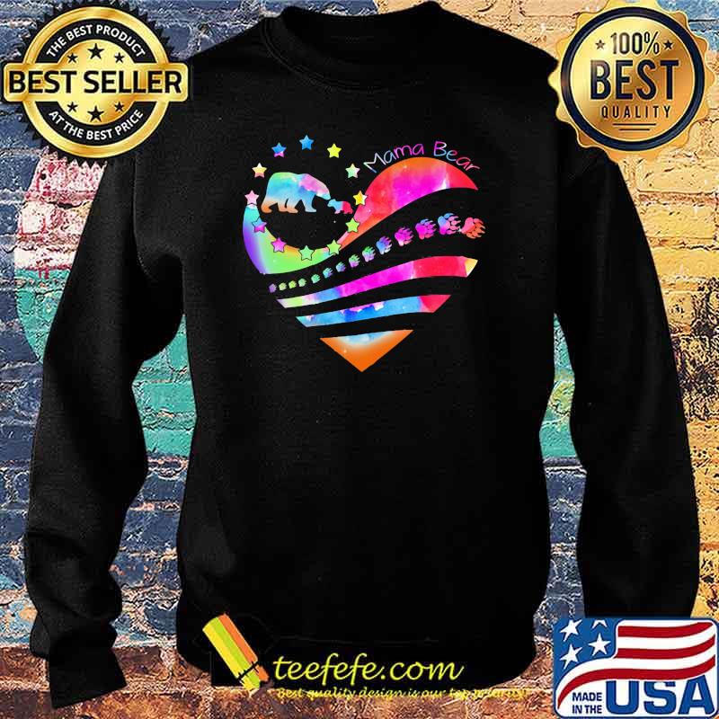 Mama Bear Mother's Day Heart Shirt Sweater Mama Bear Mother's Day Heart Shirt Sweater