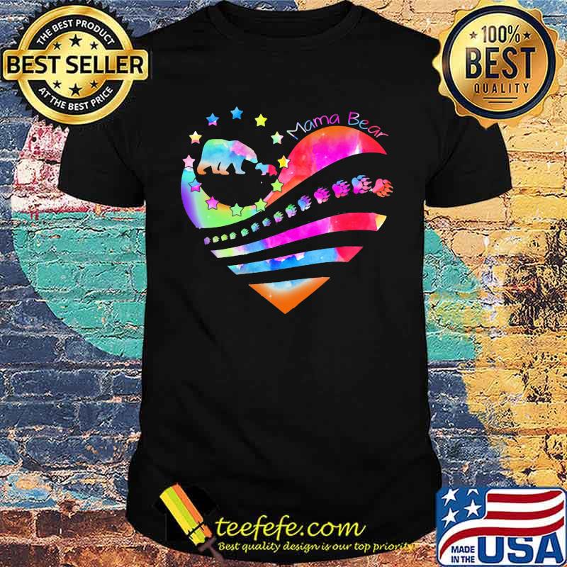 Mama Bear Mother's Day Heart Shirt Mama Bear Mother's Day Heart Shirt