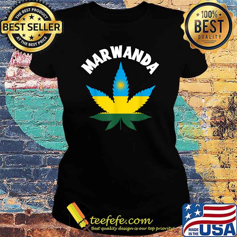 Marwanda Cannabis Flag T-Shirt Ladies tee Marwanda Cannabis Flag T-Shirt Ladies tee
