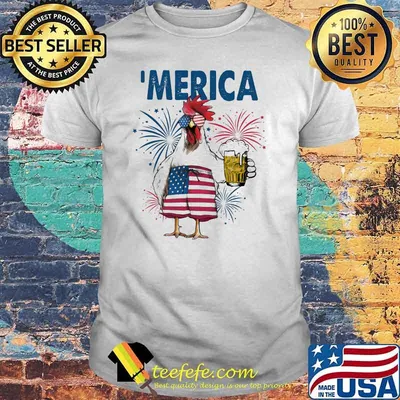 Merica Rooter Beer Firework 4th of July independence shirt