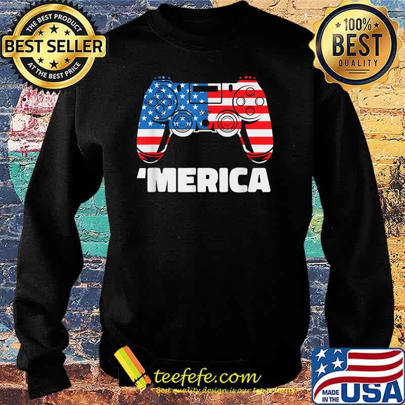 Merica Video game american flag Sweater Merica Video game american flag Sweater