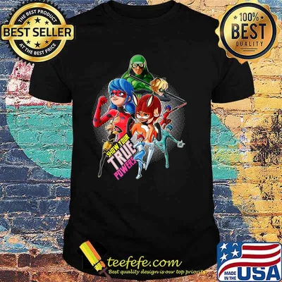 Miraculous Collection Ladybug and All Heroez True Powers T-Shirt