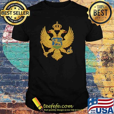 MONTENEGRO COAT OF ARMS FLAG PRIDE PODGORICA T-Shirt