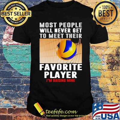 Most people will never get to meet their favorite player rasing me volleyball shirt