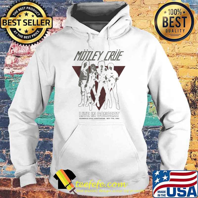 Mötley Crüe Live In Concert Qlendale Civic Auditorium - Vintage Glendale T-Shirt Hoodie