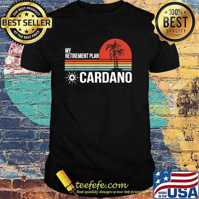 My Retirement Cardano Plan Vintage Sunset T-Shirt