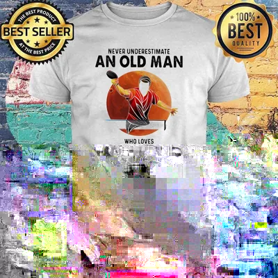 Never Underestimate An Old Man Who Loves Table Tennis And Was Born In July Blood Moon Shirt