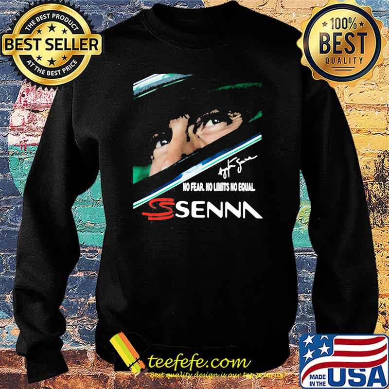 No Fear No Limits No Equal Senna Driver Shirt Sweater No Fear No Limits No Equal Senna Driver Shirt Sweater