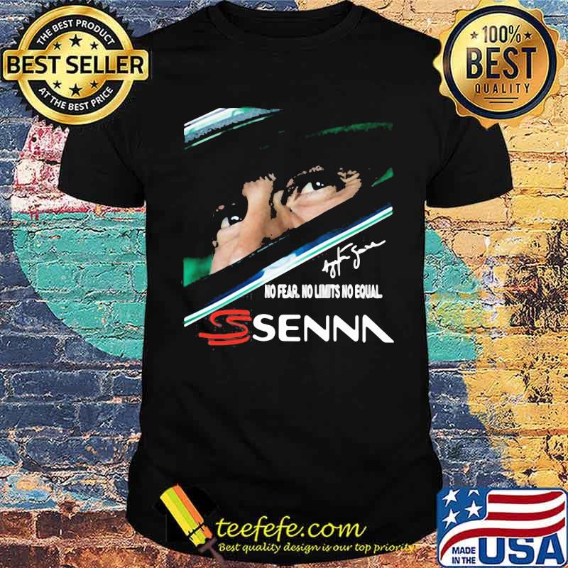 No Fear No Limits No Equal Senna Driver Shirt No Fear No Limits No Equal Senna Driver Shirt