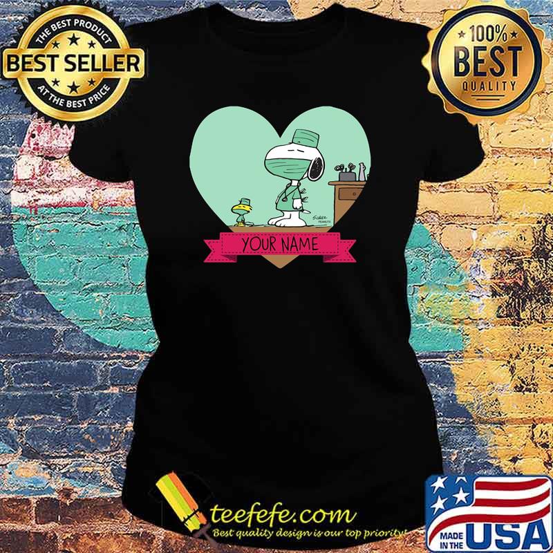 Nurse Snoopy Heart Shirt Ladies tee Nurse Snoopy Heart Shirt Ladies tee
