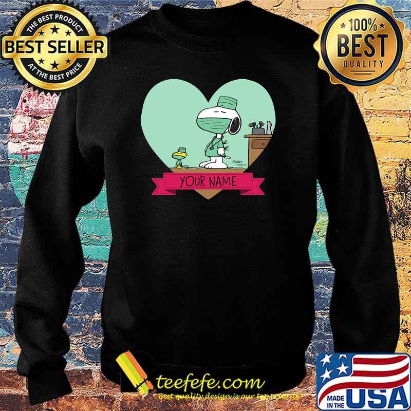 Nurse Snoopy Heart Shirt Sweater Nurse Snoopy Heart Shirt Sweater