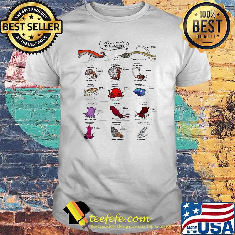 Octopus Know Your Cephalopod Shirt