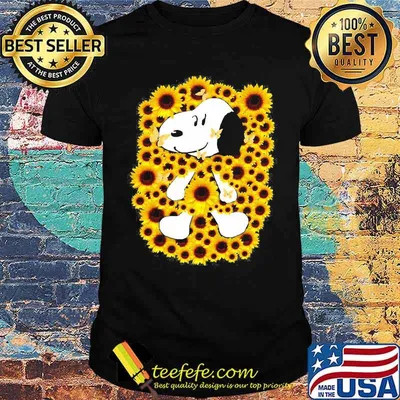 Official Snoopy sunflower shirt