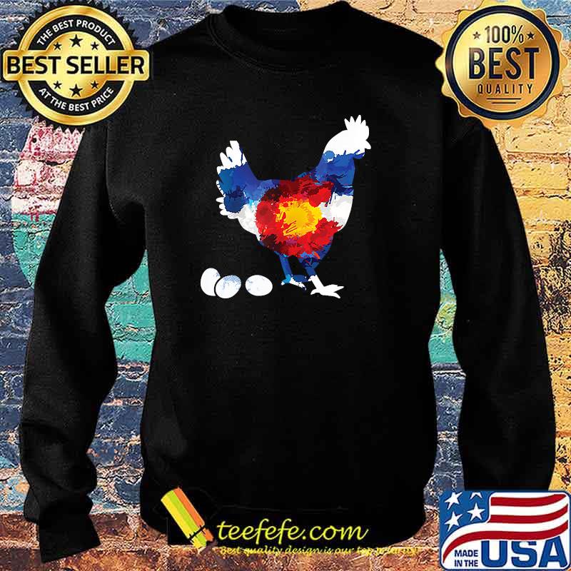 Official Watercolor Chickens T-Shirt Sweater Official Watercolor Chickens T-Shirt Sweater